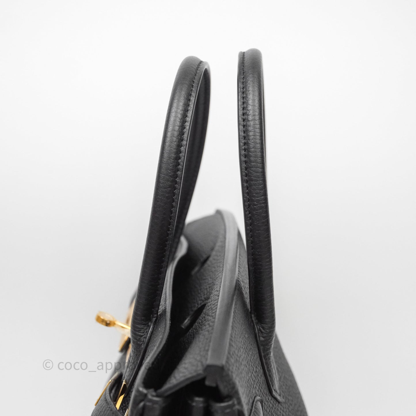 Hermès Birkin 30 Black Noir 89 Togo Gold Hardware