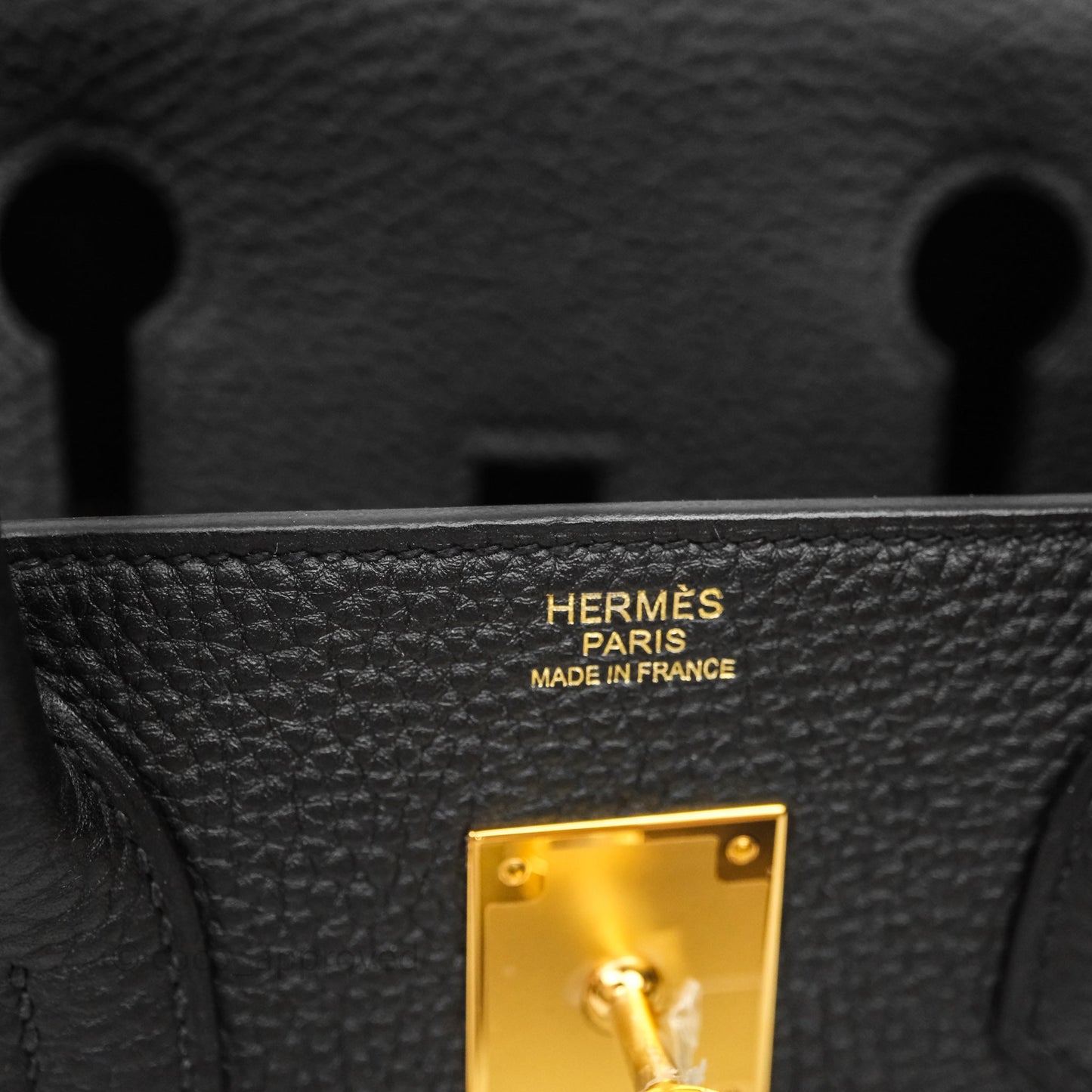 Hermès Birkin 30 Black Noir 89 Togo Gold Hardware