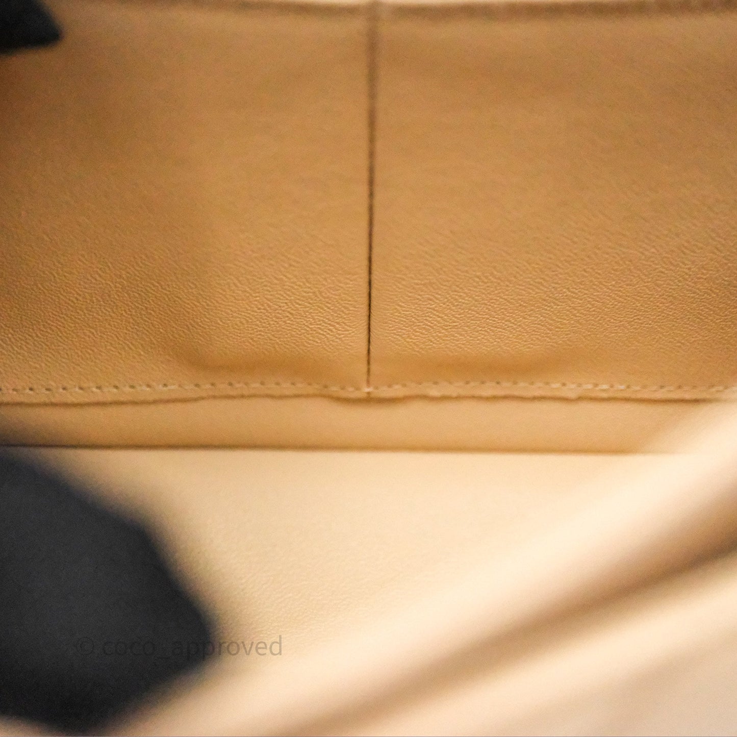 Chanel Small Quilted Classic Flap Beige Lambskin Gold Hardware