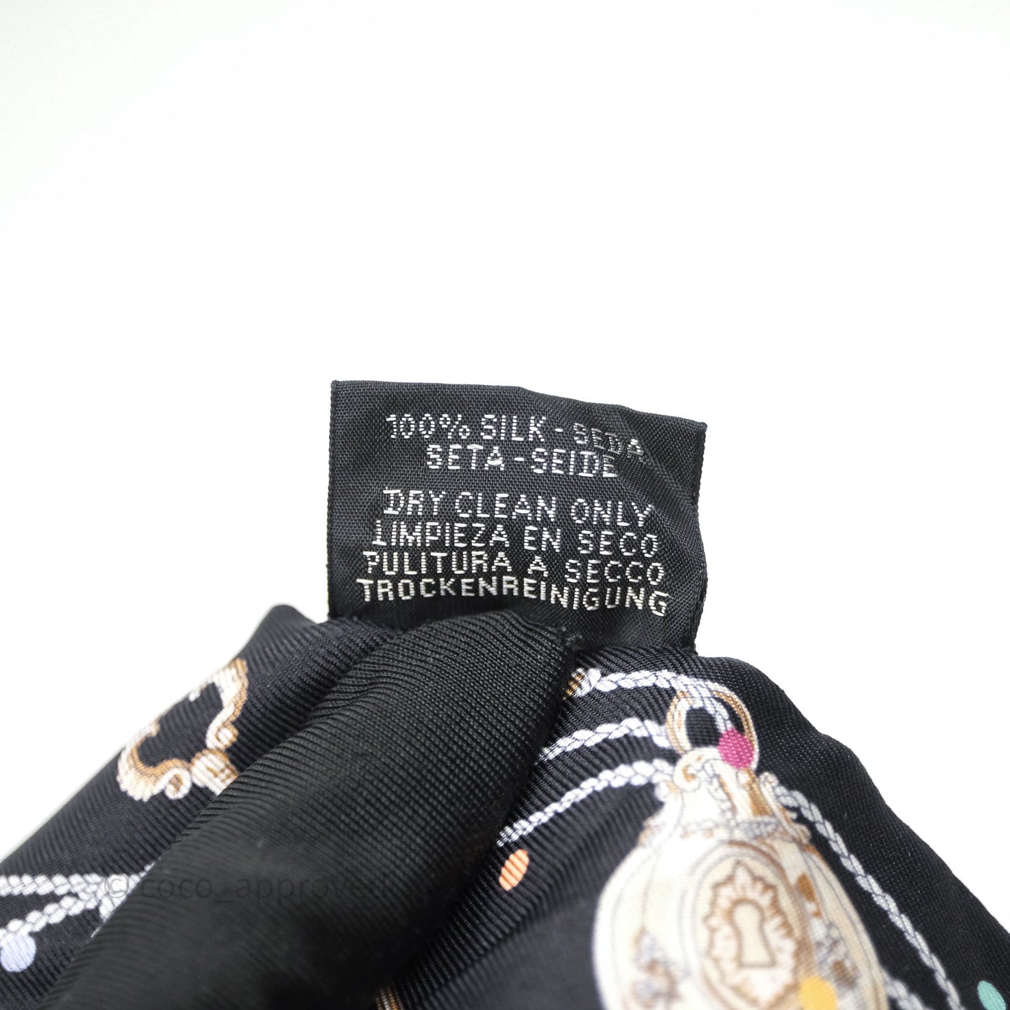 Hermes Silk Les Cles A Pois Twilly