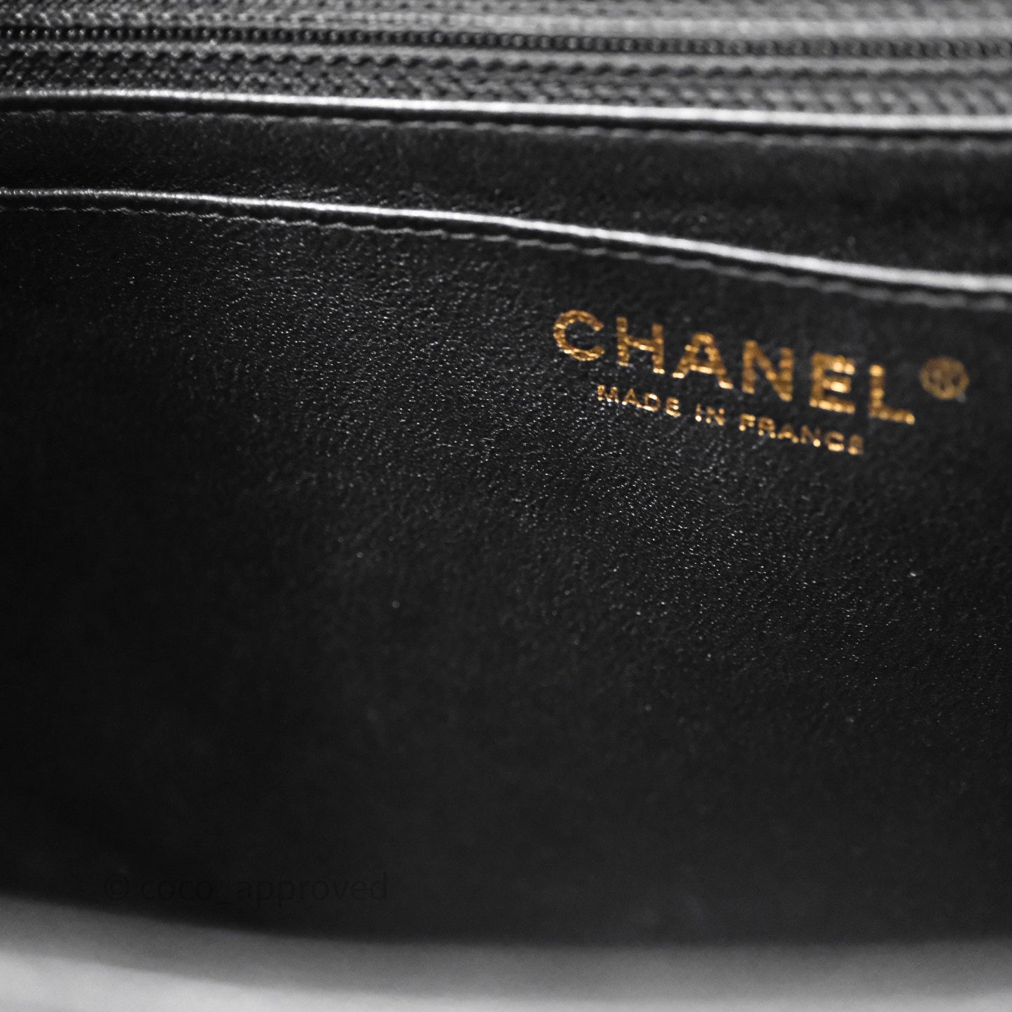 Chanel Jumbo Single Flap Black Caviar Gold Hardware⁣⁣