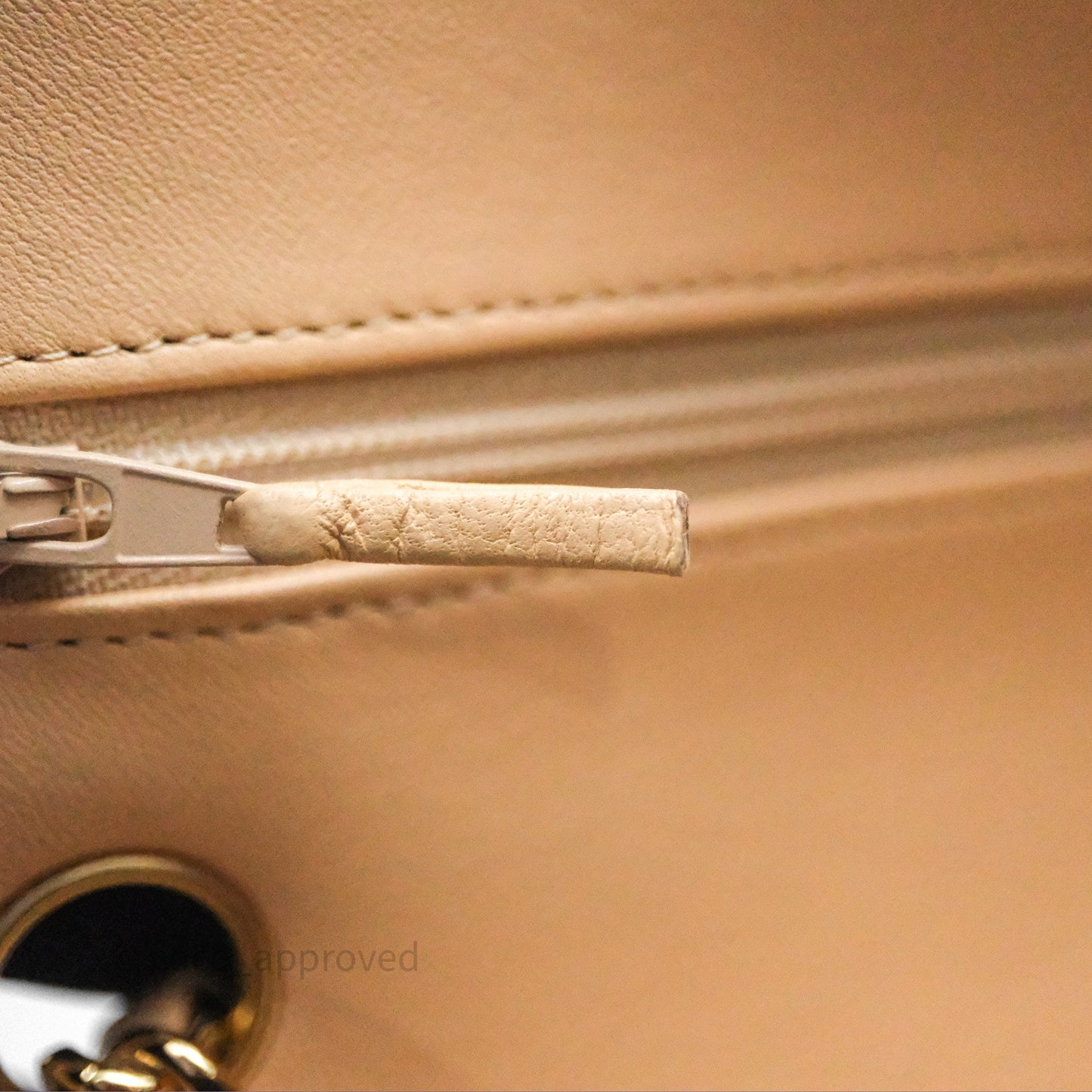 Chanel Small Quilted Classic Flap Beige Lambskin Gold Hardware