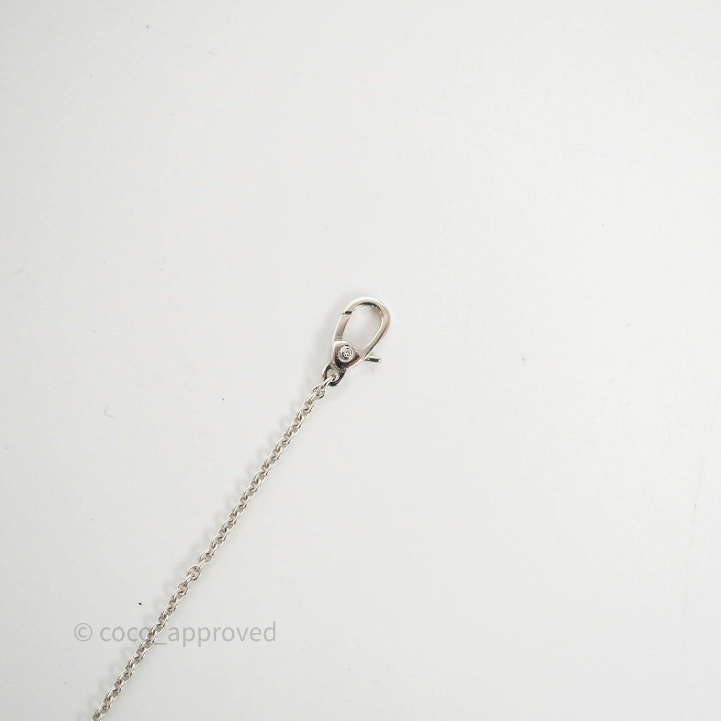 Chanel Coco Necklace 18K White Gold Diamonds