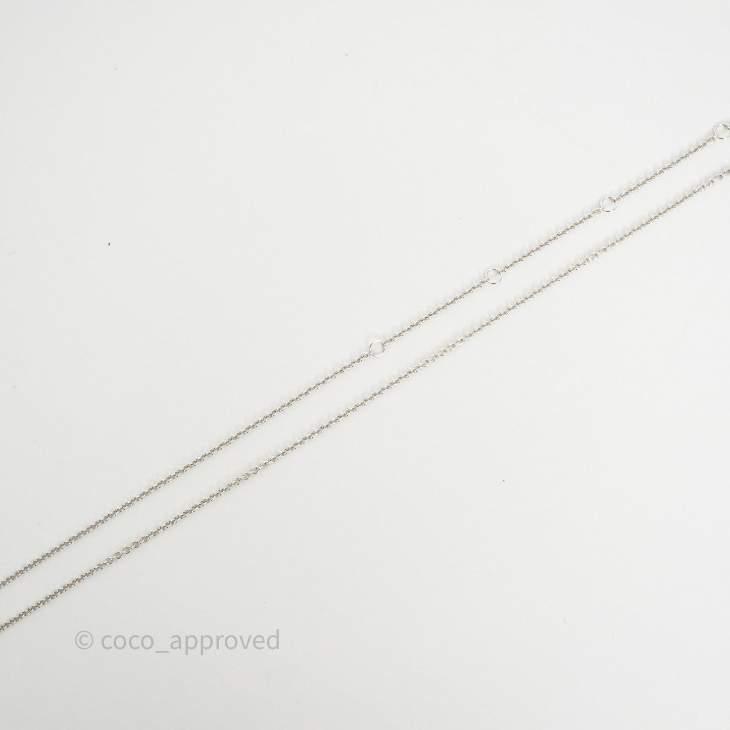 Chanel Coco Necklace 18K White Gold Diamonds