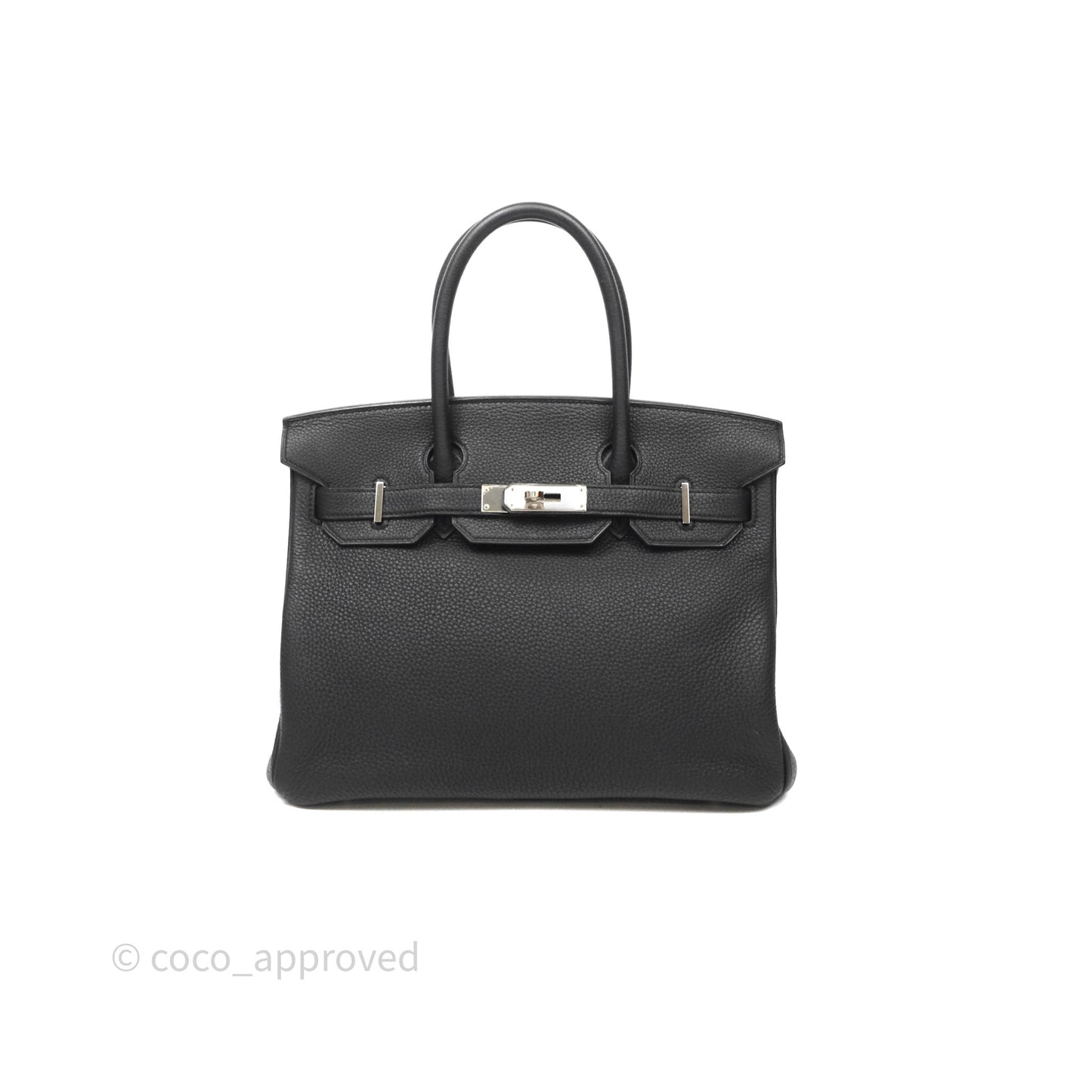 Hermès Birkin 30 Black Noir 89 Togo Palladium Hardware