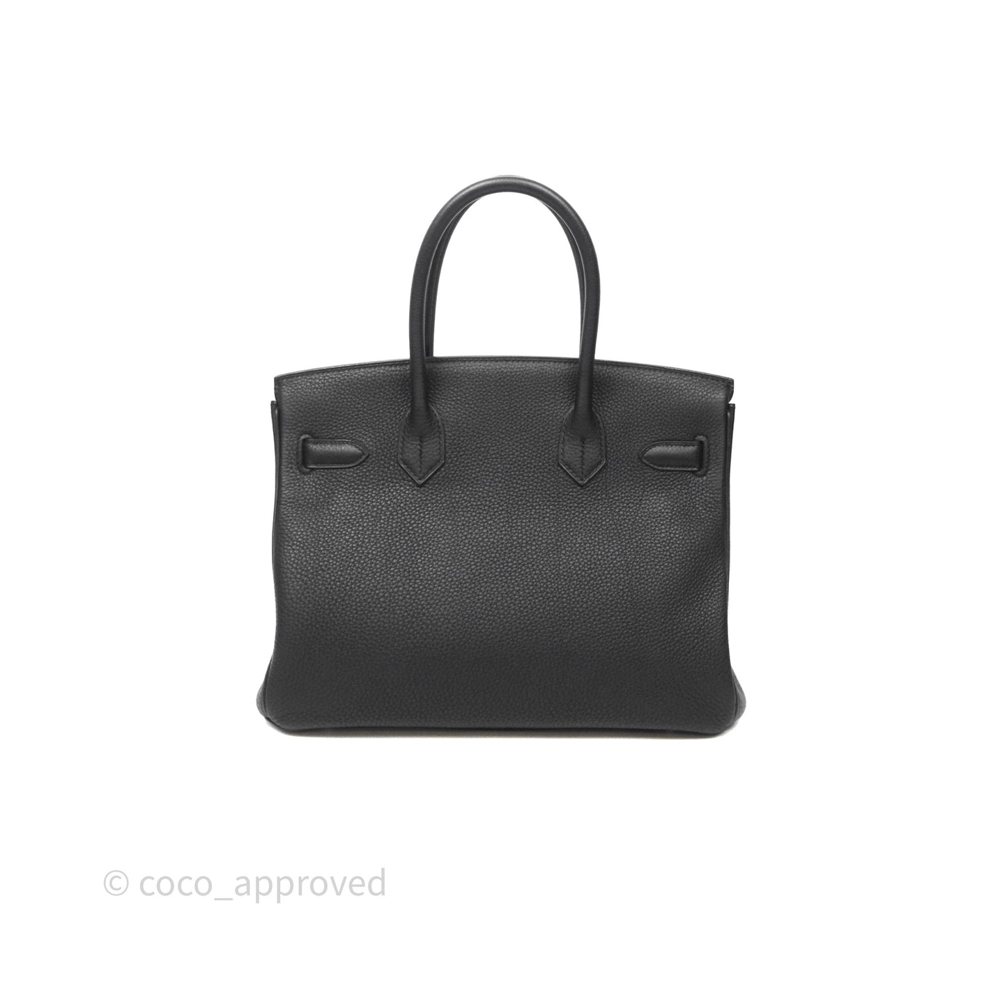Hermès Birkin 30 Black Noir 89 Togo Palladium Hardware