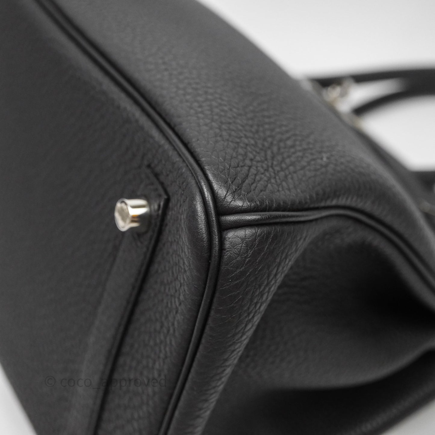 Hermès Birkin 30 Black Noir 89 Togo Palladium Hardware