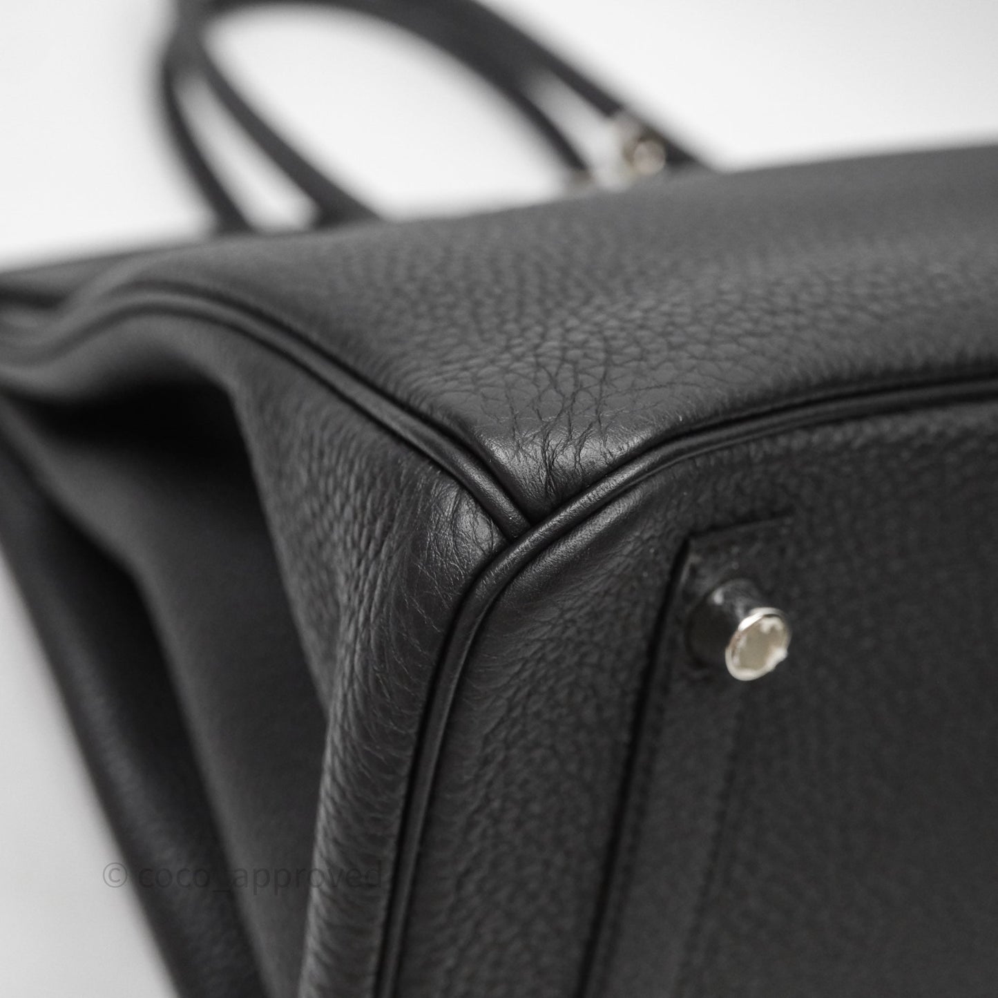 Hermès Birkin 30 Black Noir 89 Togo Palladium Hardware
