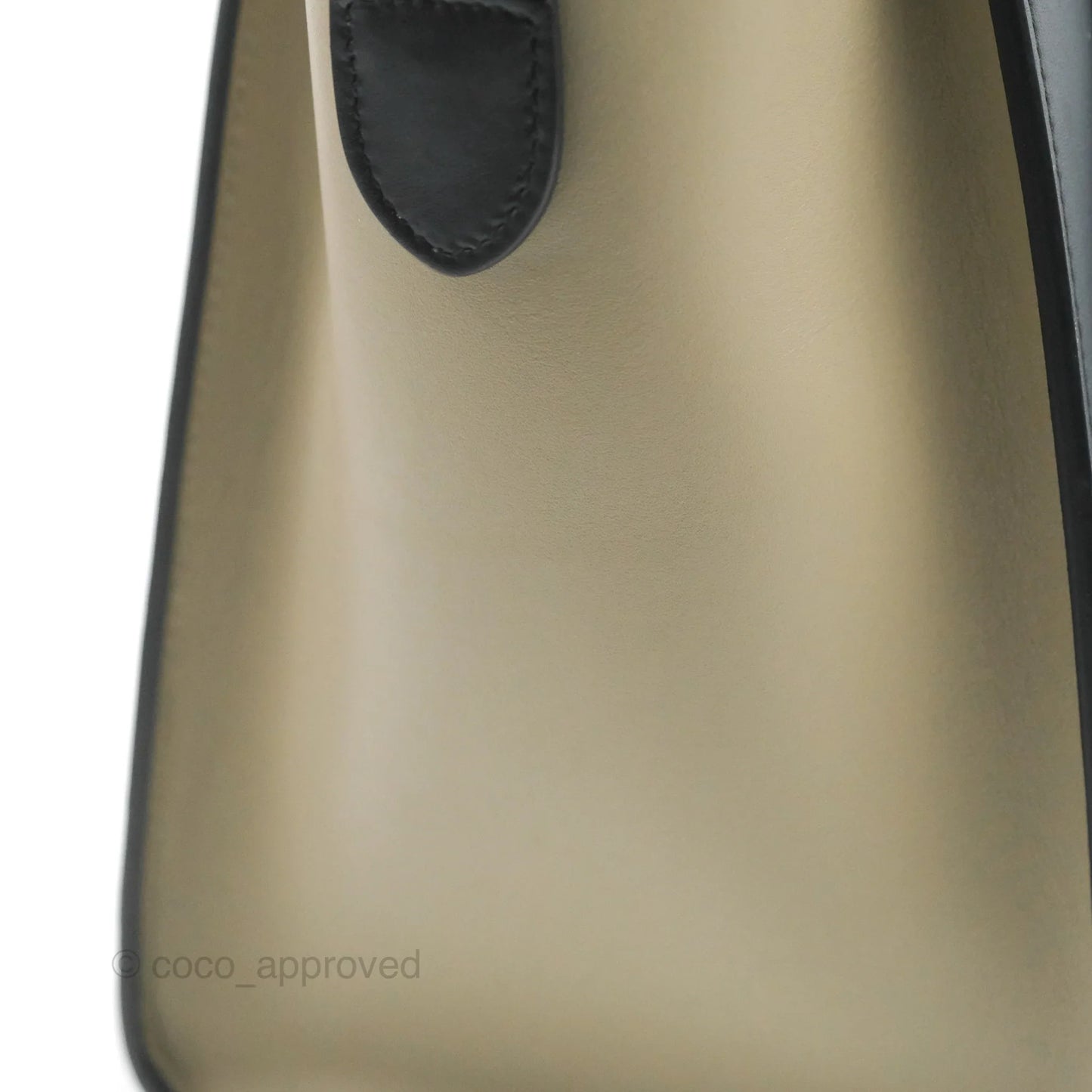 Celine Micro Luggage Bag Taupe/Blue/Black Calfskin