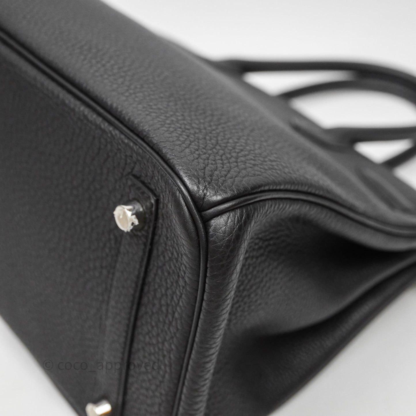 Hermès Birkin 30 Black Noir 89 Togo Palladium Hardware