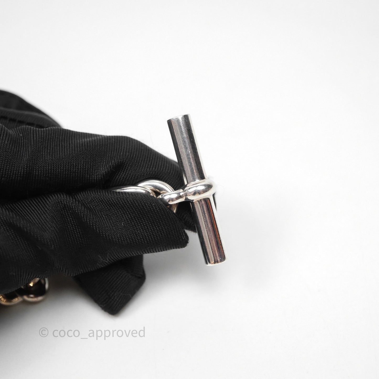 Hermès Chaîne d'Ancre Bracelet Silver Tone