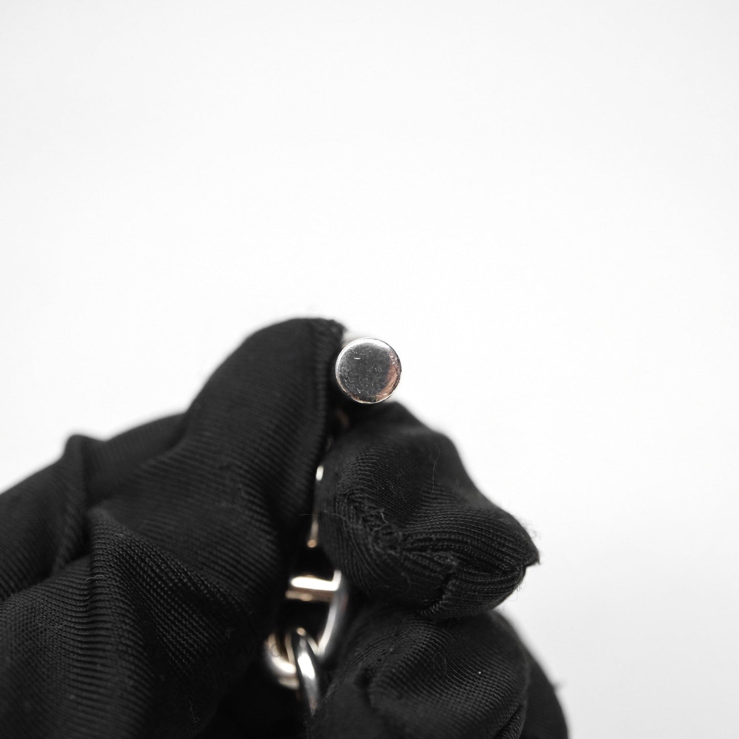 Hermès Chaîne d'Ancre Bracelet Silver Tone