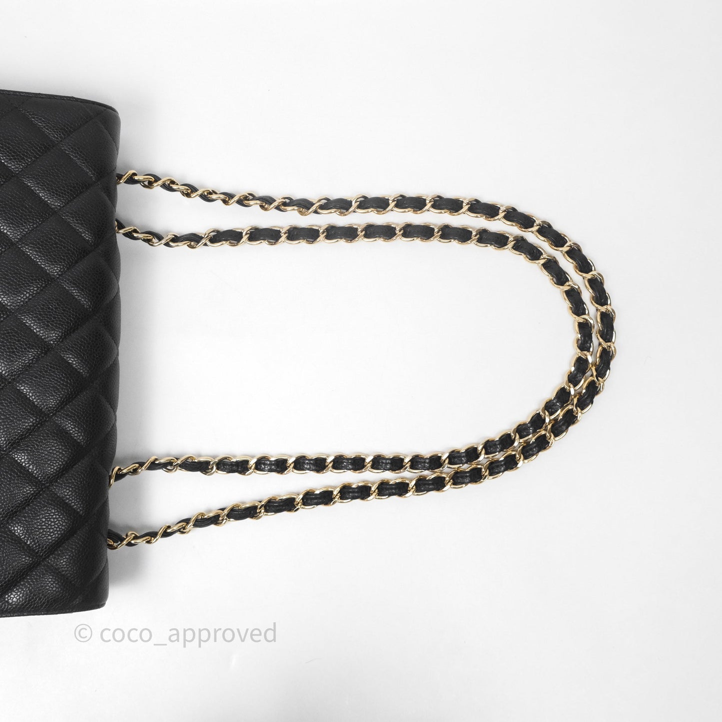 Chanel Jumbo Single Flap Black Caviar Gold Hardware⁣⁣