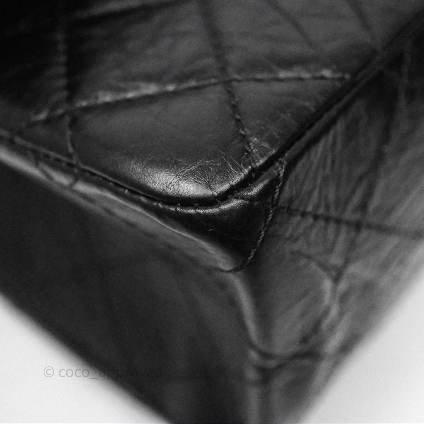 Chanel Reissue Quilted Calfskin Black Aged Gold Hardware 226