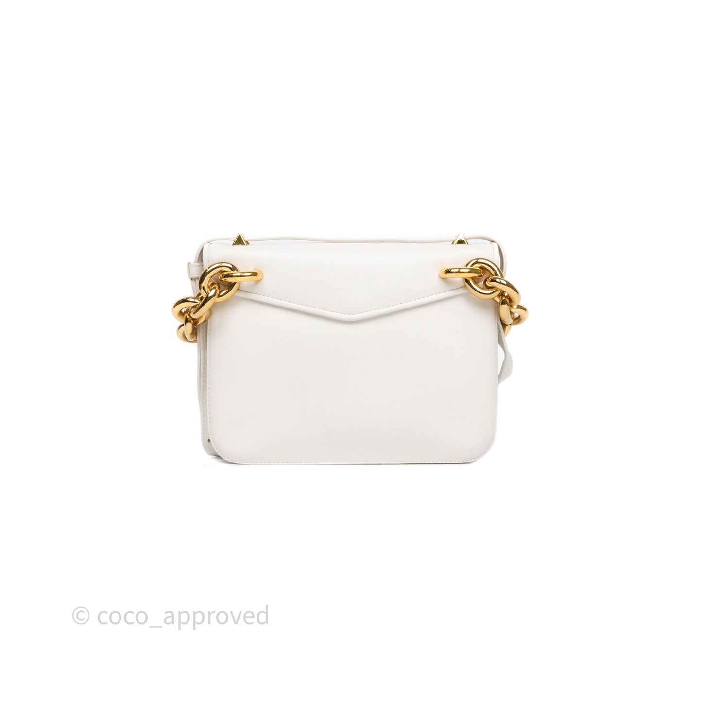 Bottega Veneta Small Mount Envelope Bag White