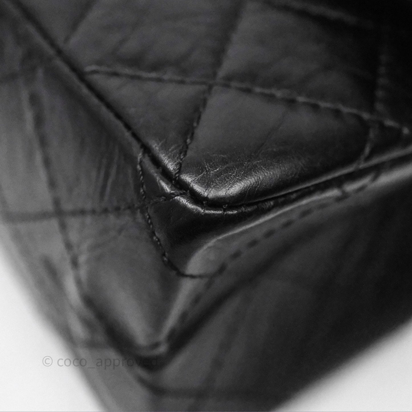 Chanel Reissue Quilted Calfskin Black Aged Gold Hardware 226