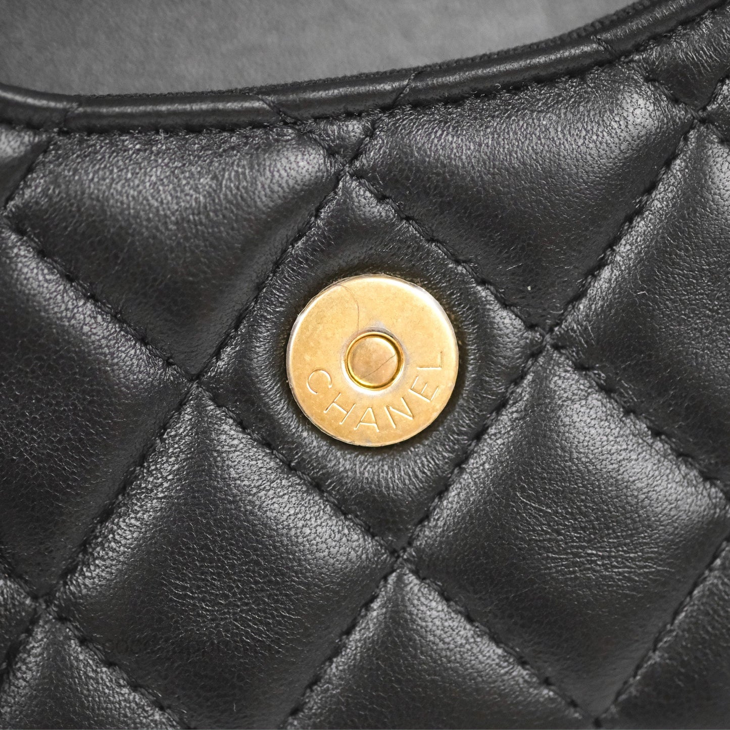 Chanel Coco Hearts Clutch On Chain Black Lambskin Gold Hardware