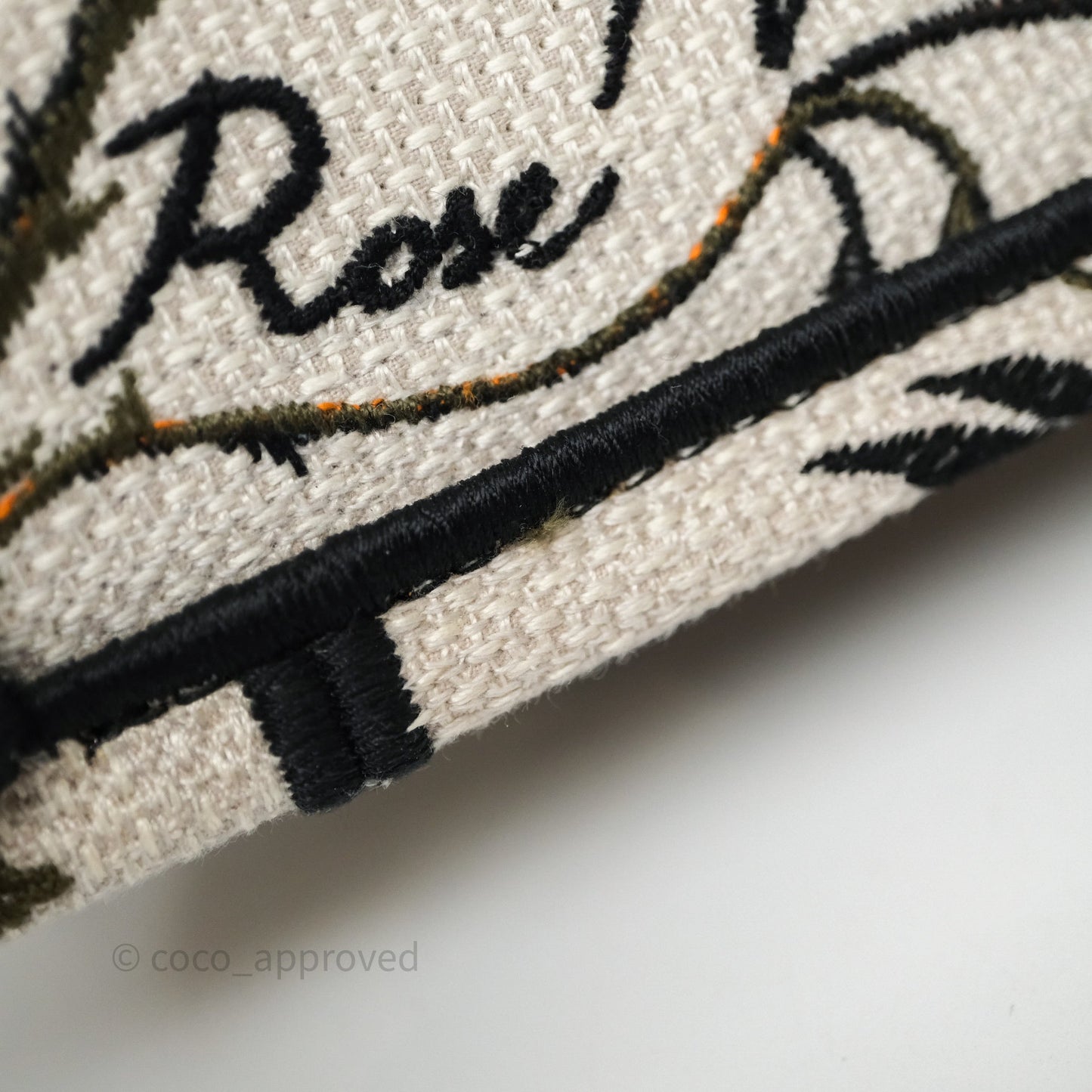 Dior Medium Book Tote Rosa Mutabilis Embroidered Canvas