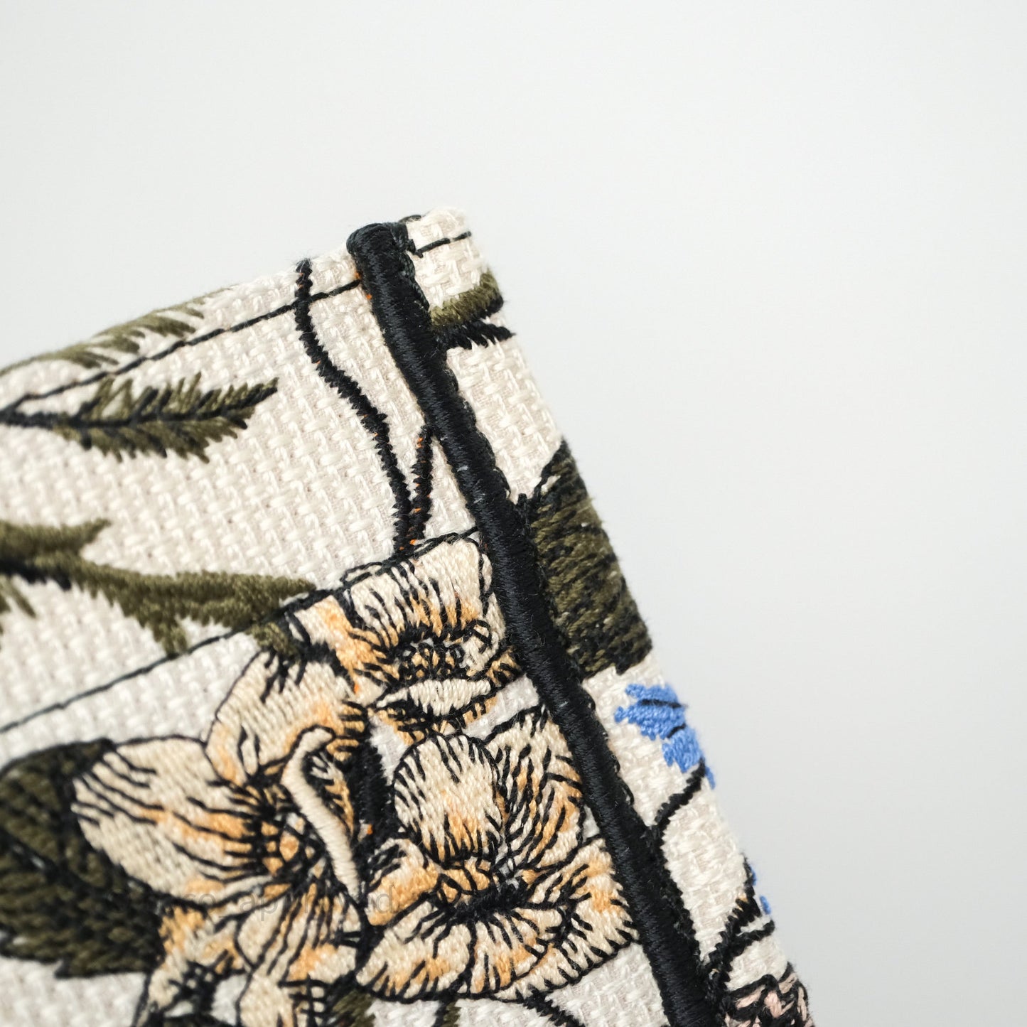 Dior Medium Book Tote Rosa Mutabilis Embroidered Canvas