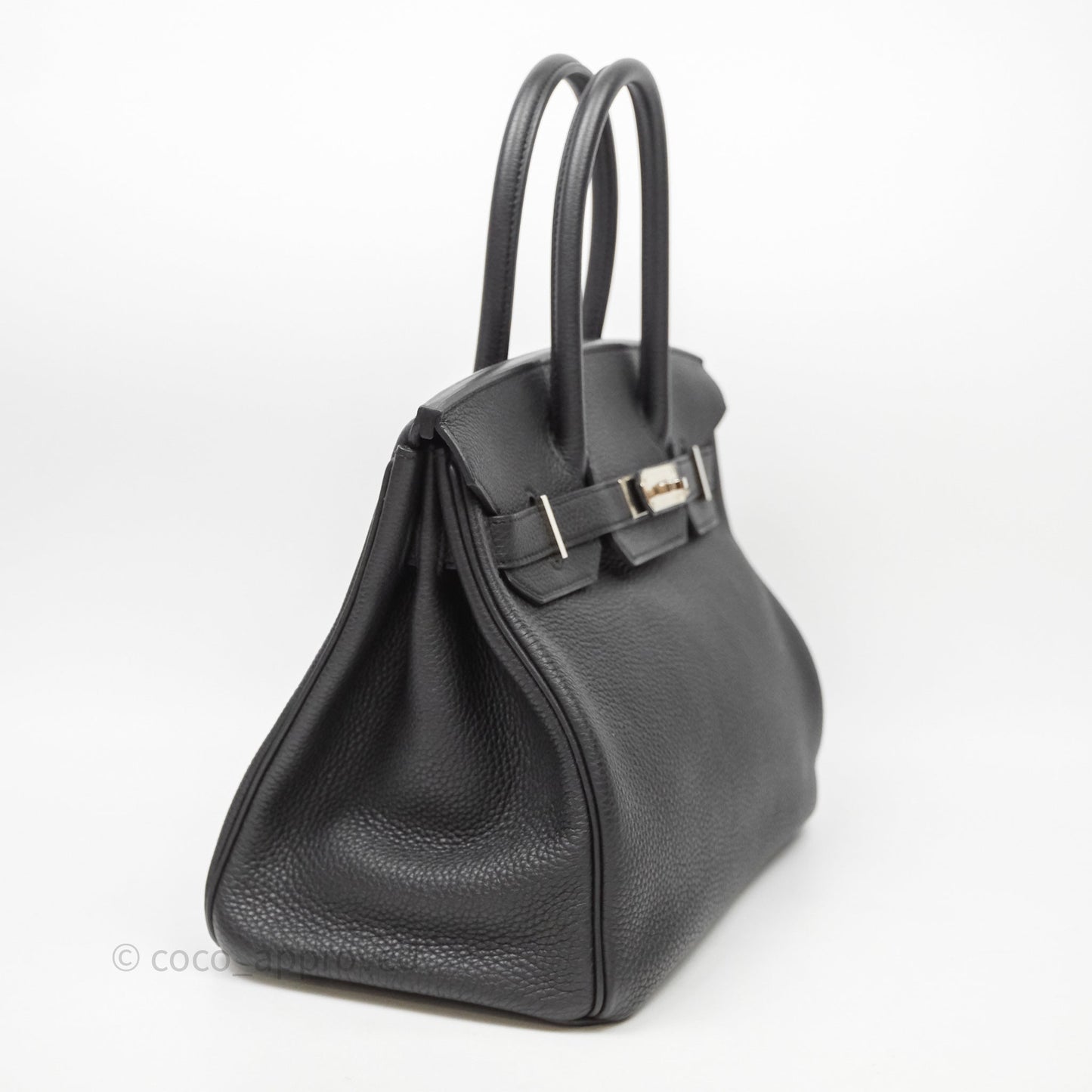 Hermès Birkin 30 Black Noir 89 Togo Palladium Hardware
