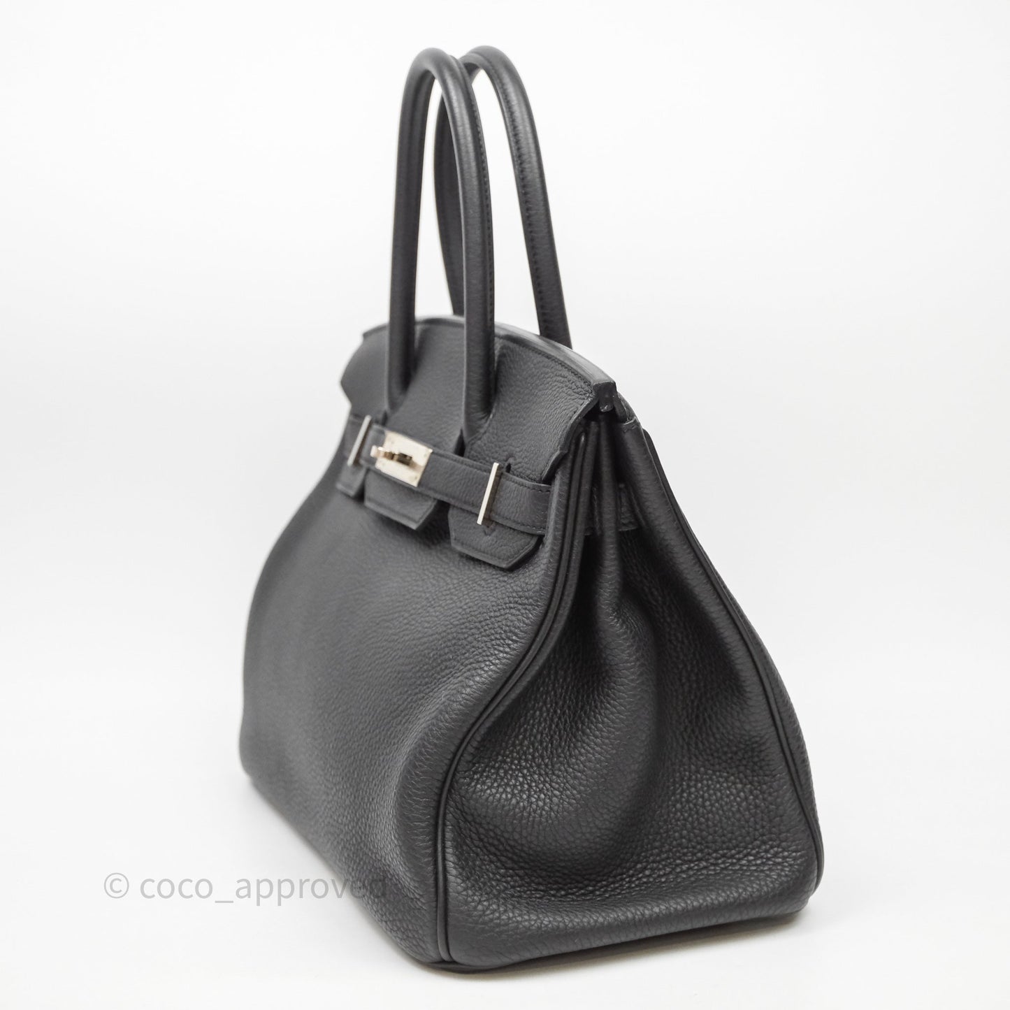 Hermès Birkin 30 Black Noir 89 Togo Palladium Hardware