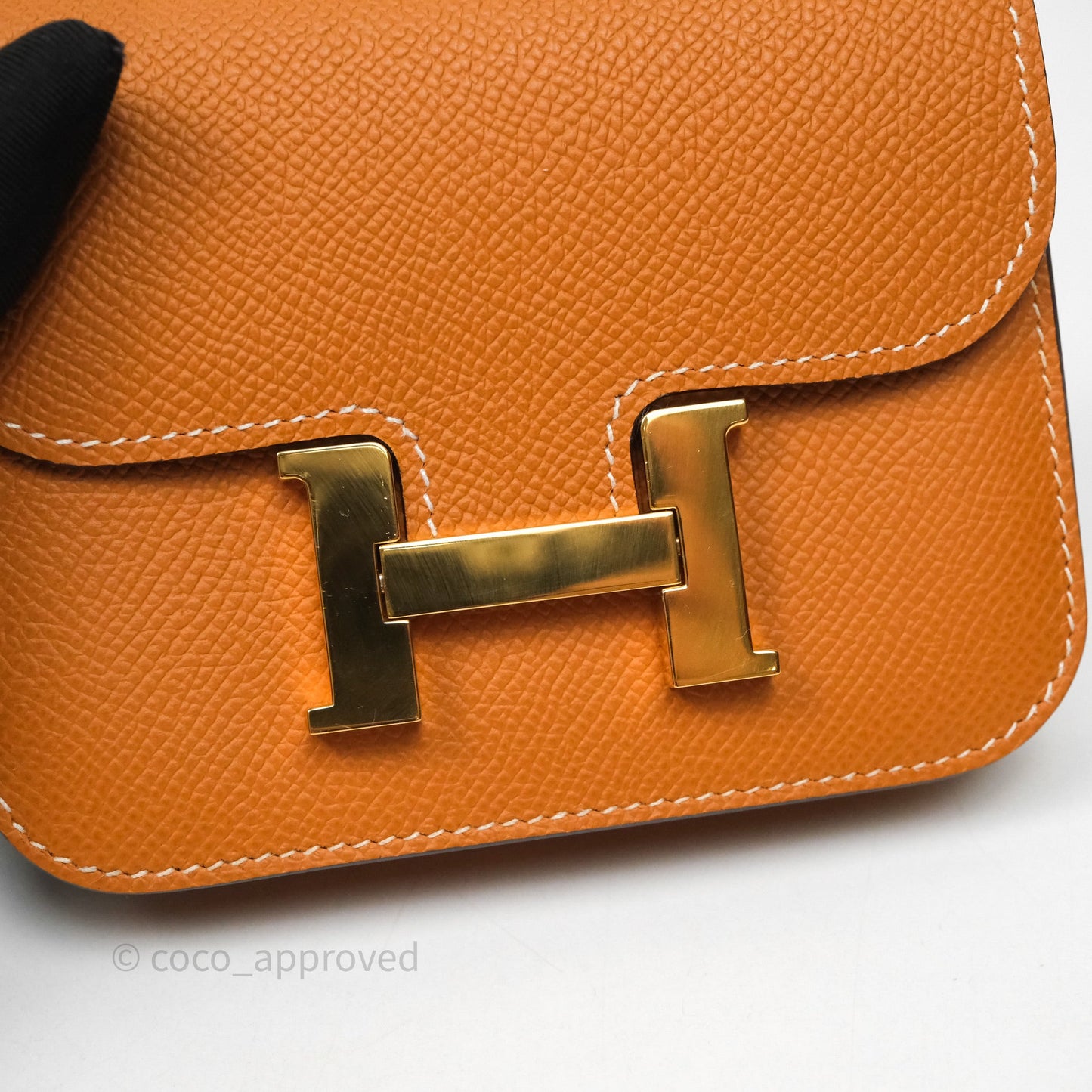 Hermès Constance Slim Wallet Toffee 1H Epsom Gold Hardware