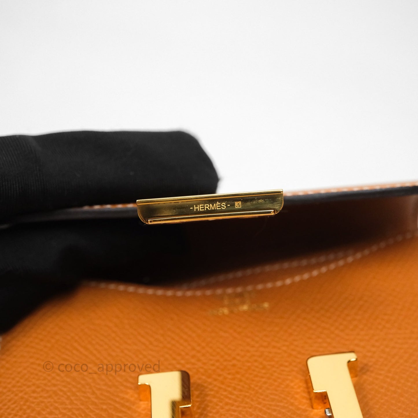 Hermès Constance Slim Wallet Toffee 1H Epsom Gold Hardware