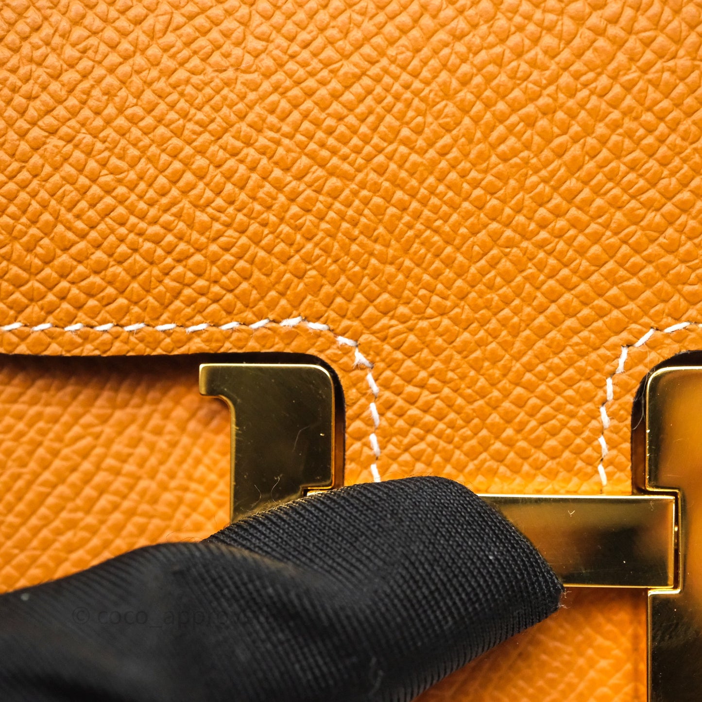 Hermès Constance Slim Wallet Toffee 1H Epsom Gold Hardware