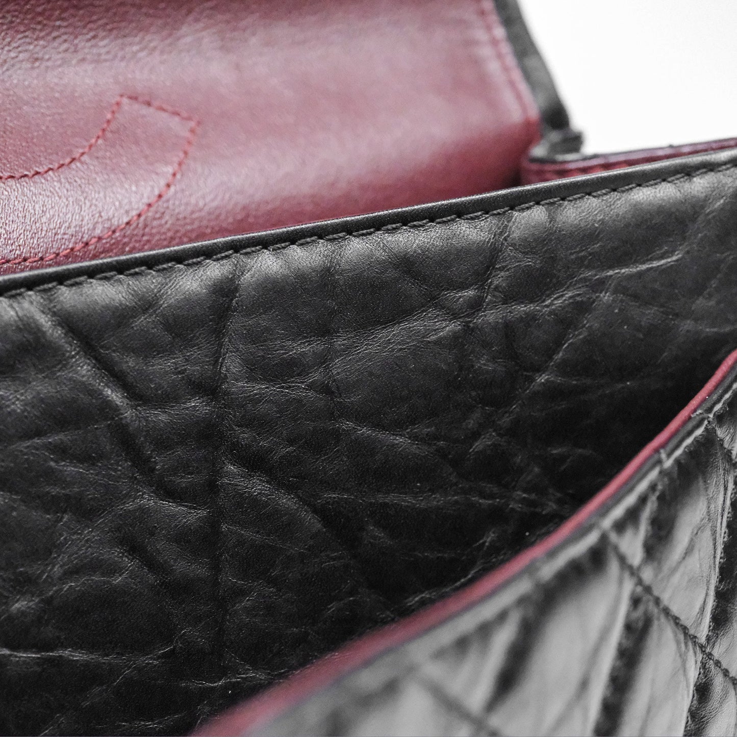 Chanel Reissue Quilted Calfskin Black Aged Gold Hardware 226