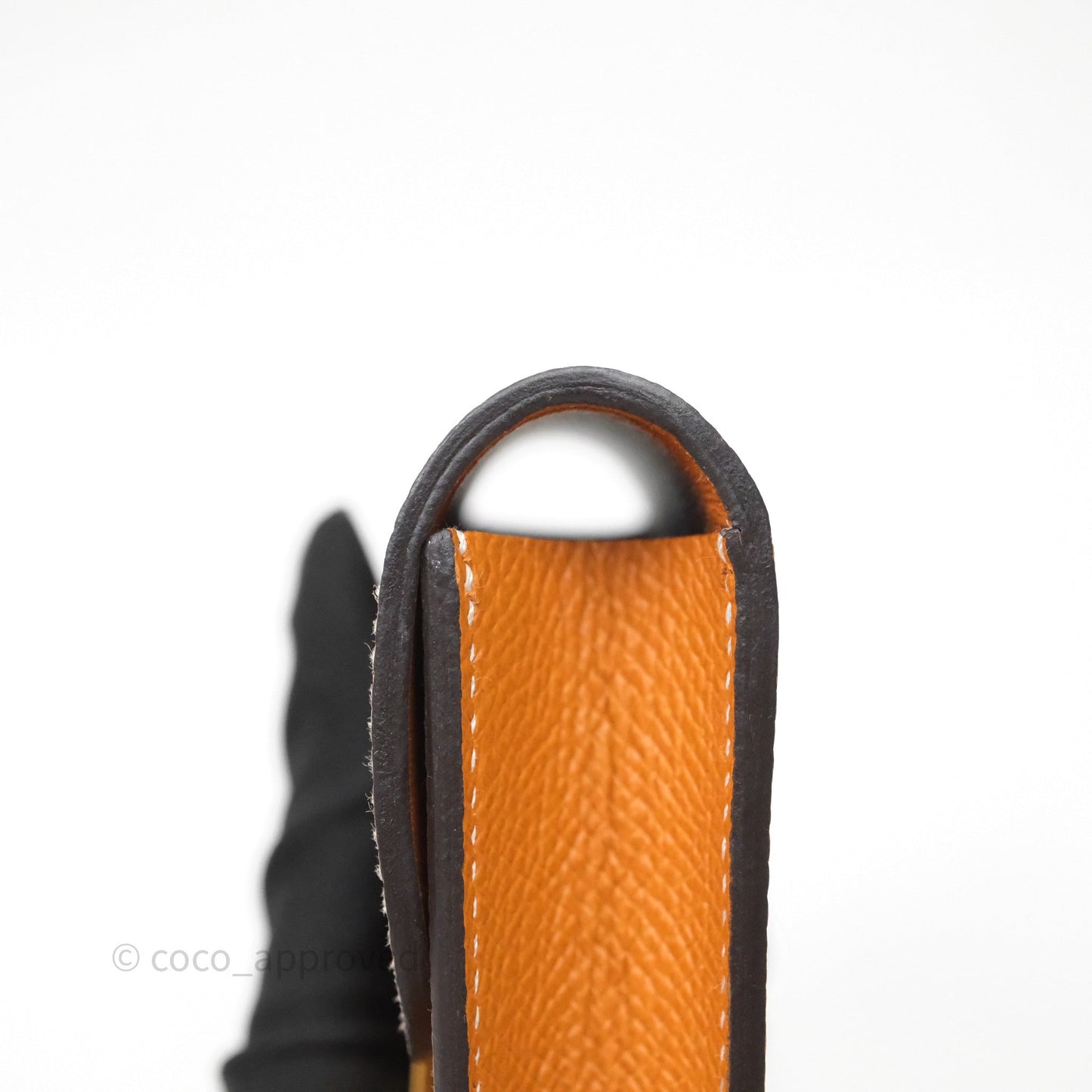 Hermès Constance Slim Wallet Toffee 1H Epsom Gold Hardware