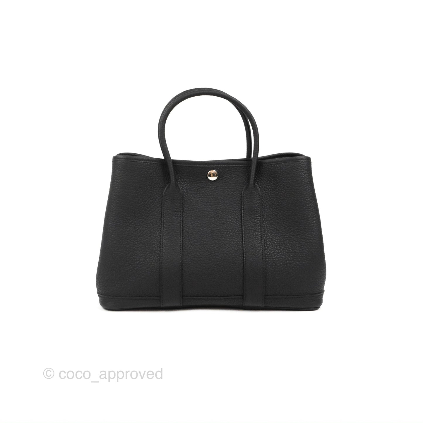 Hermes Garden Party 30 Black Negonda