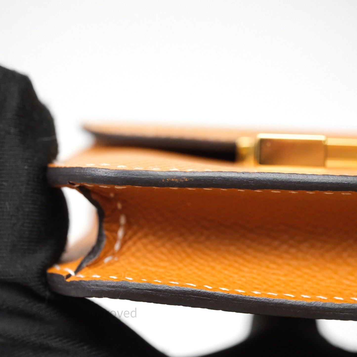 Hermès Constance Slim Wallet Toffee 1H Epsom Gold Hardware