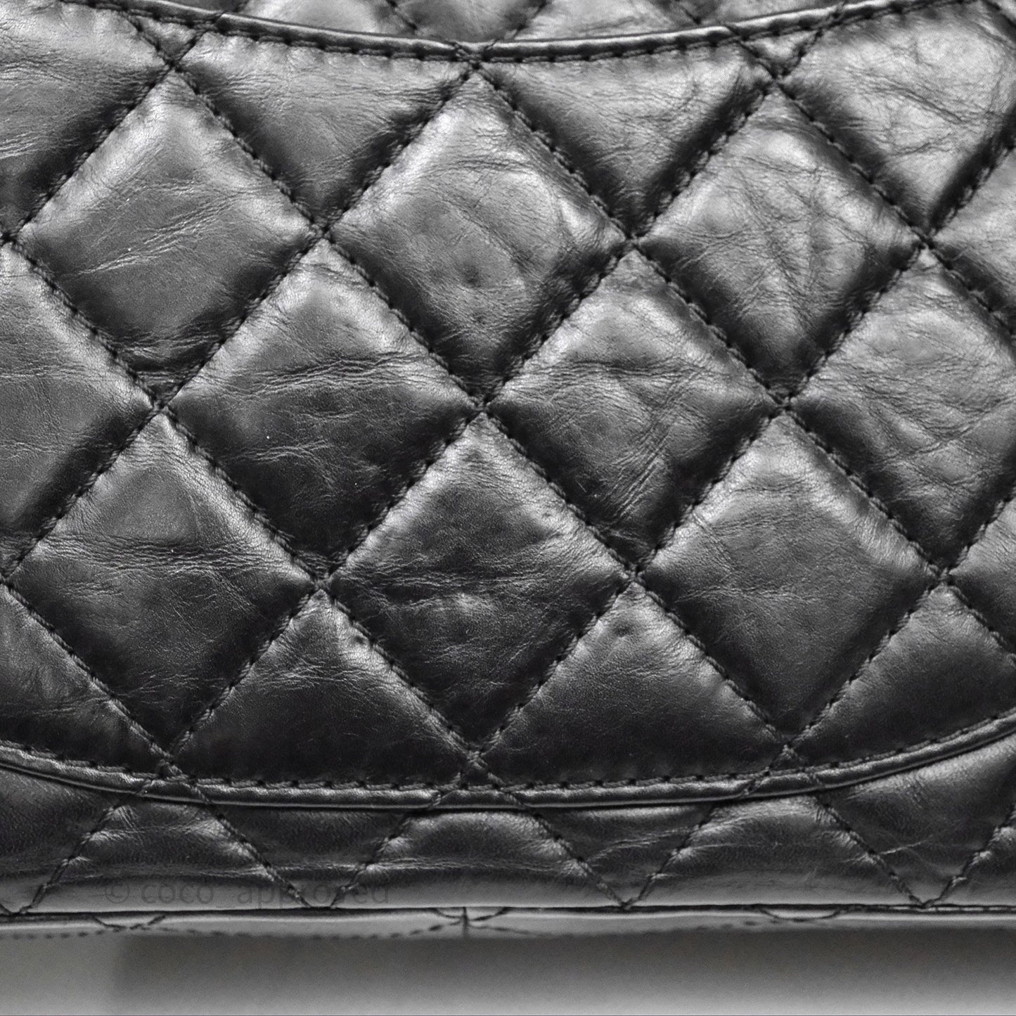 Chanel Reissue Quilted Calfskin Black Aged Gold Hardware 226
