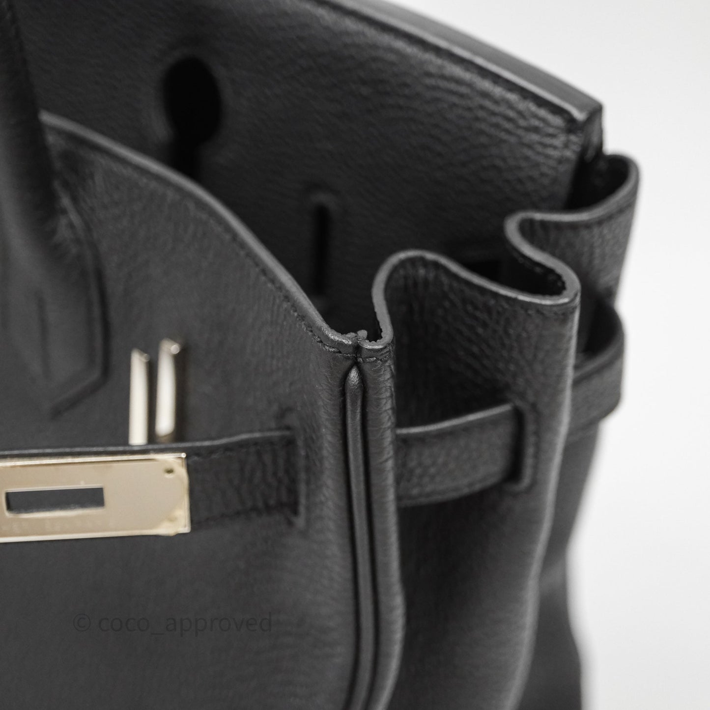 Hermès Birkin 30 Black Noir 89 Togo Palladium Hardware