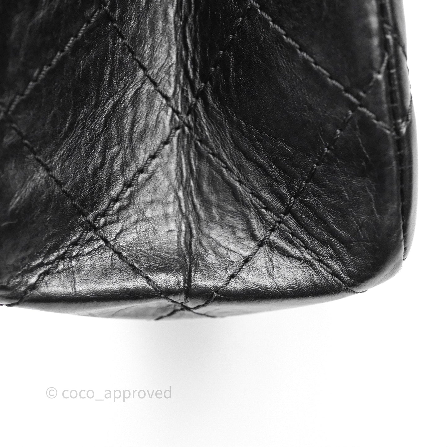 Chanel Reissue Quilted Calfskin Black Aged Gold Hardware 226