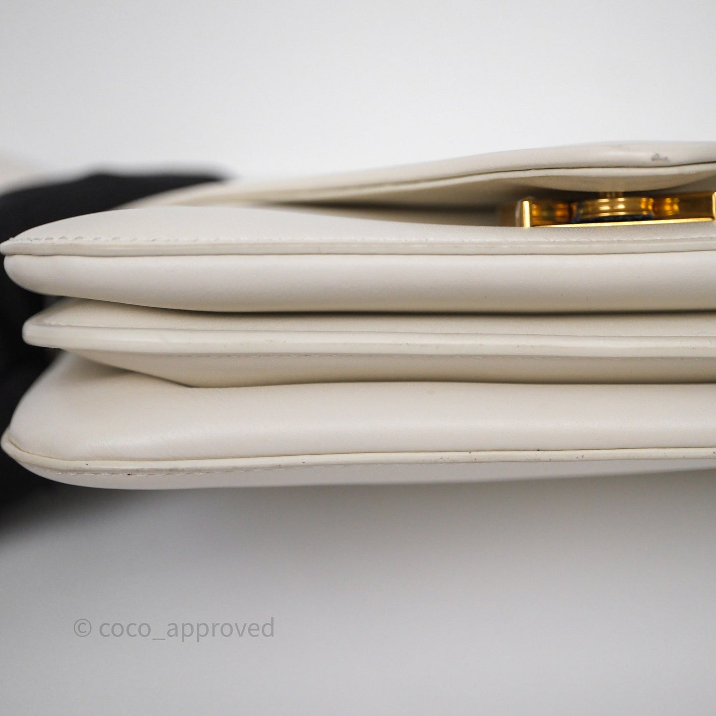Bottega Veneta Small Mount Envelope Bag White