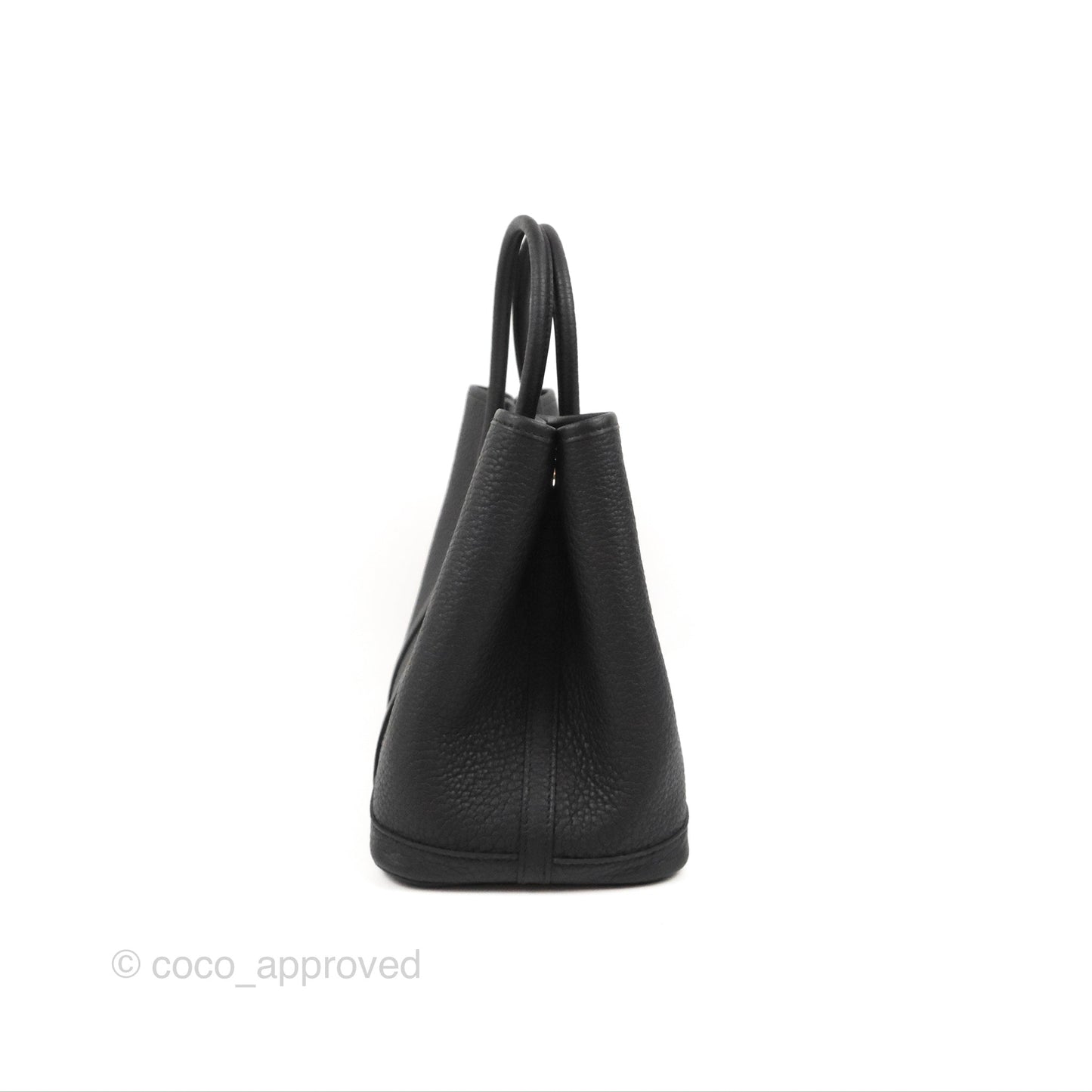 Hermes Garden Party 30 Black Negonda