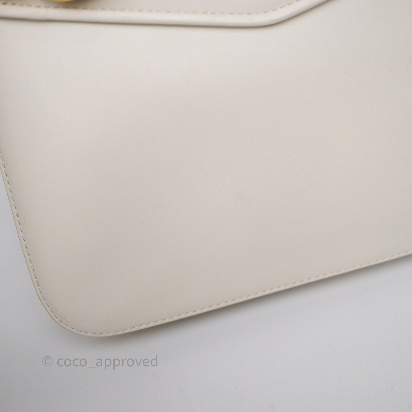 Bottega Veneta Small Mount Envelope Bag White