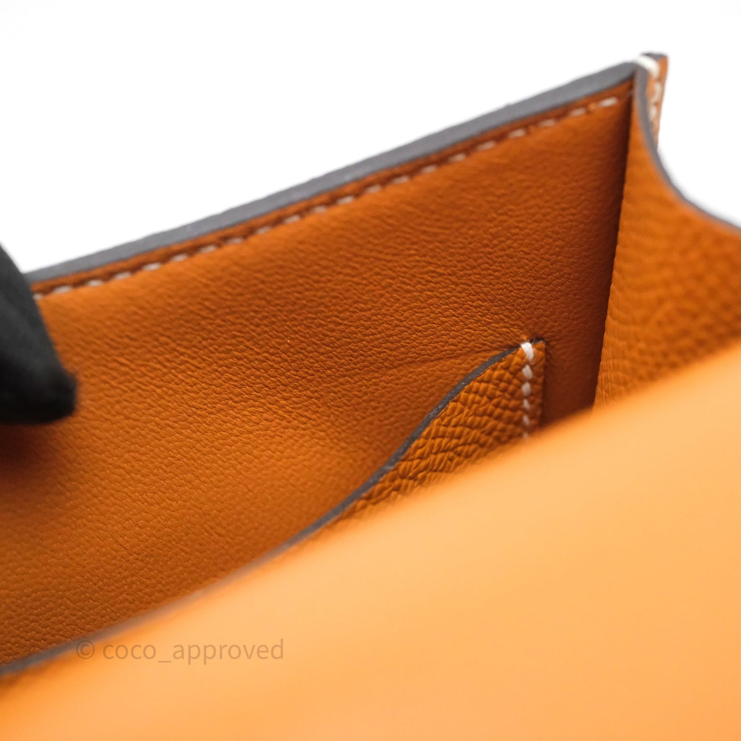 Hermès Constance Slim Wallet Toffee 1H Epsom Gold Hardware