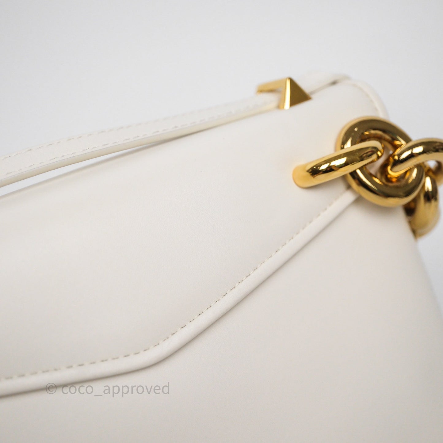 Bottega Veneta Small Mount Envelope Bag White