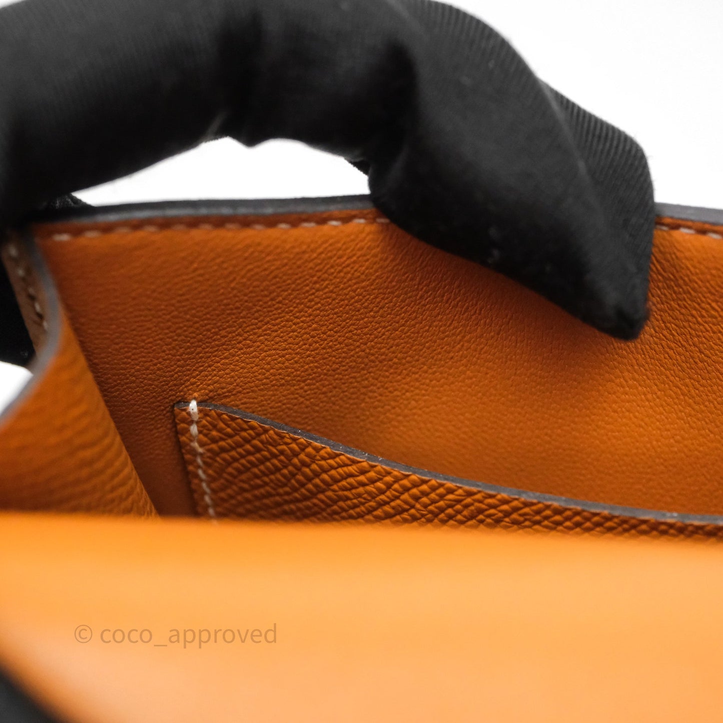 Hermès Constance Slim Wallet Toffee 1H Epsom Gold Hardware