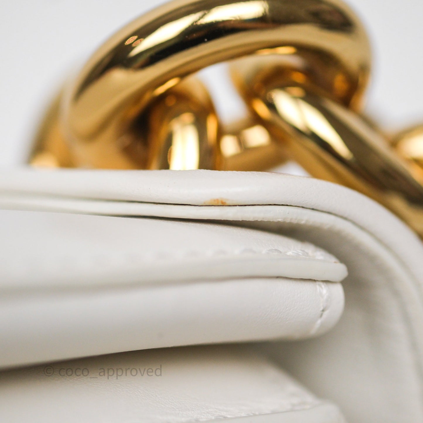 Bottega Veneta Small Mount Envelope Bag White