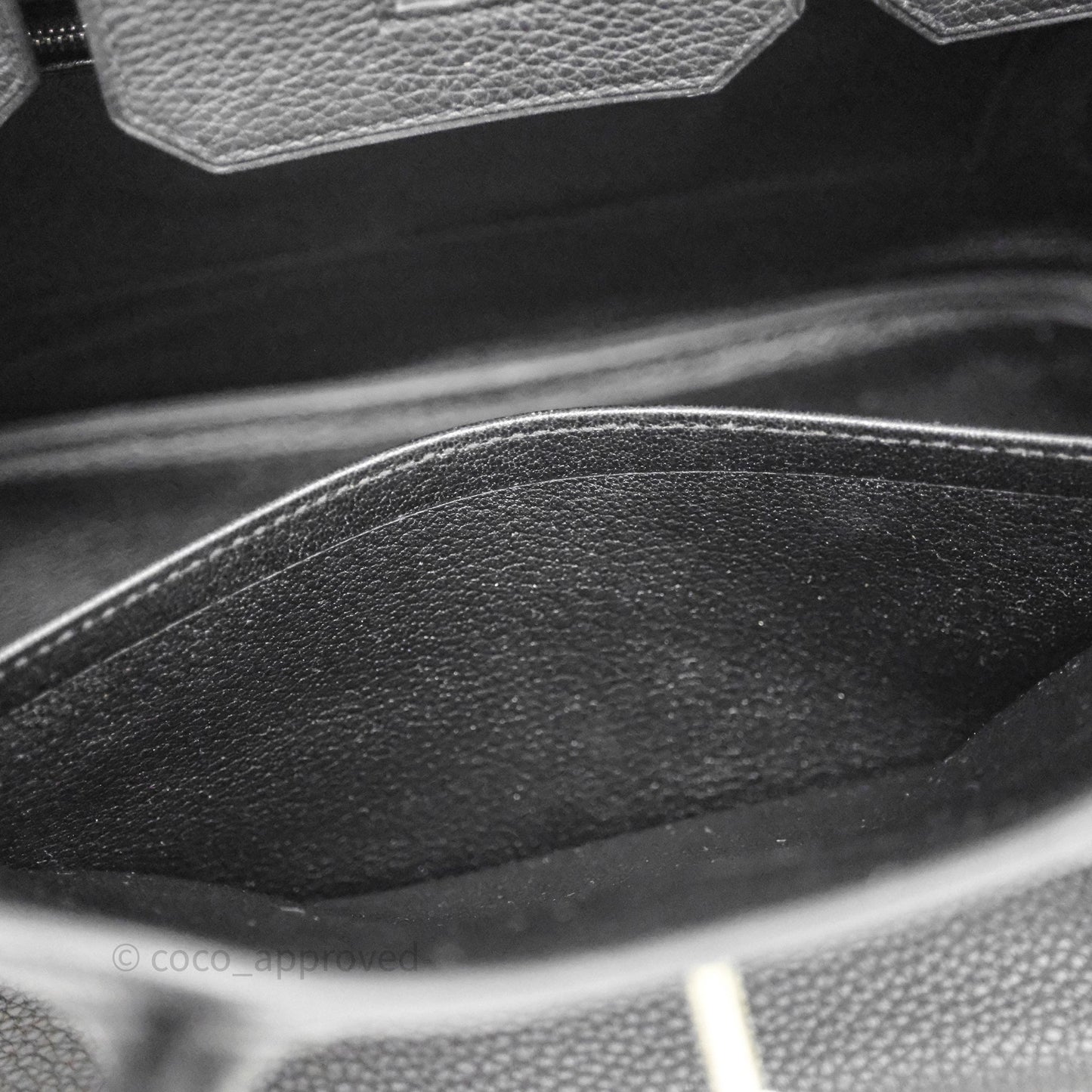 Hermès Birkin 30 Black Noir 89 Togo Palladium Hardware