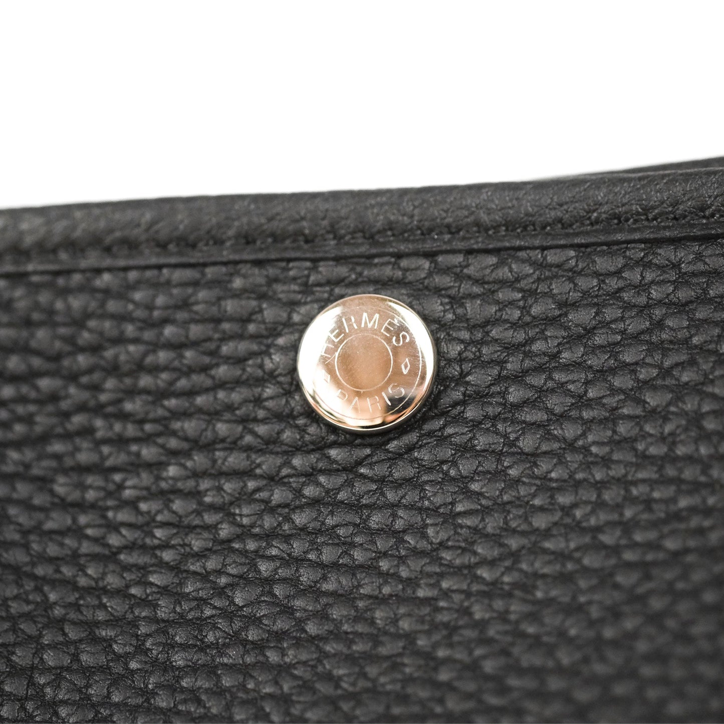 Hermes Garden Party 30 Black Negonda