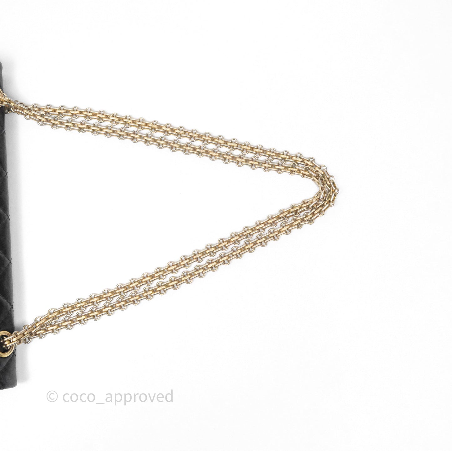 Chanel Reissue Quilted Calfskin Black Aged Gold Hardware 226