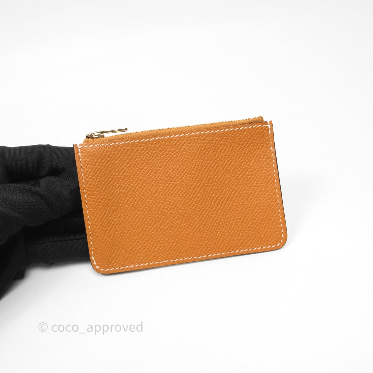 Hermès Constance Slim Wallet Toffee 1H Epsom Gold Hardware
