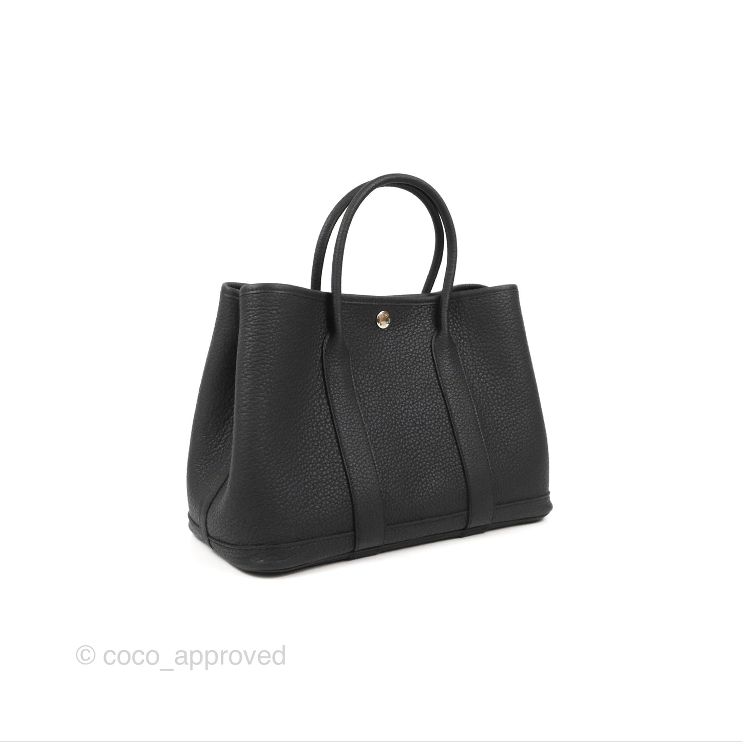 Hermes Garden Party 30 Black Negonda