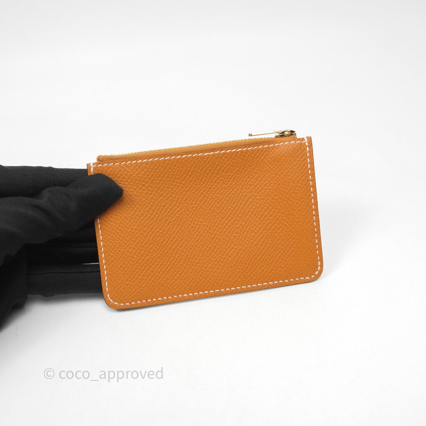 Hermès Constance Slim Wallet Toffee 1H Epsom Gold Hardware