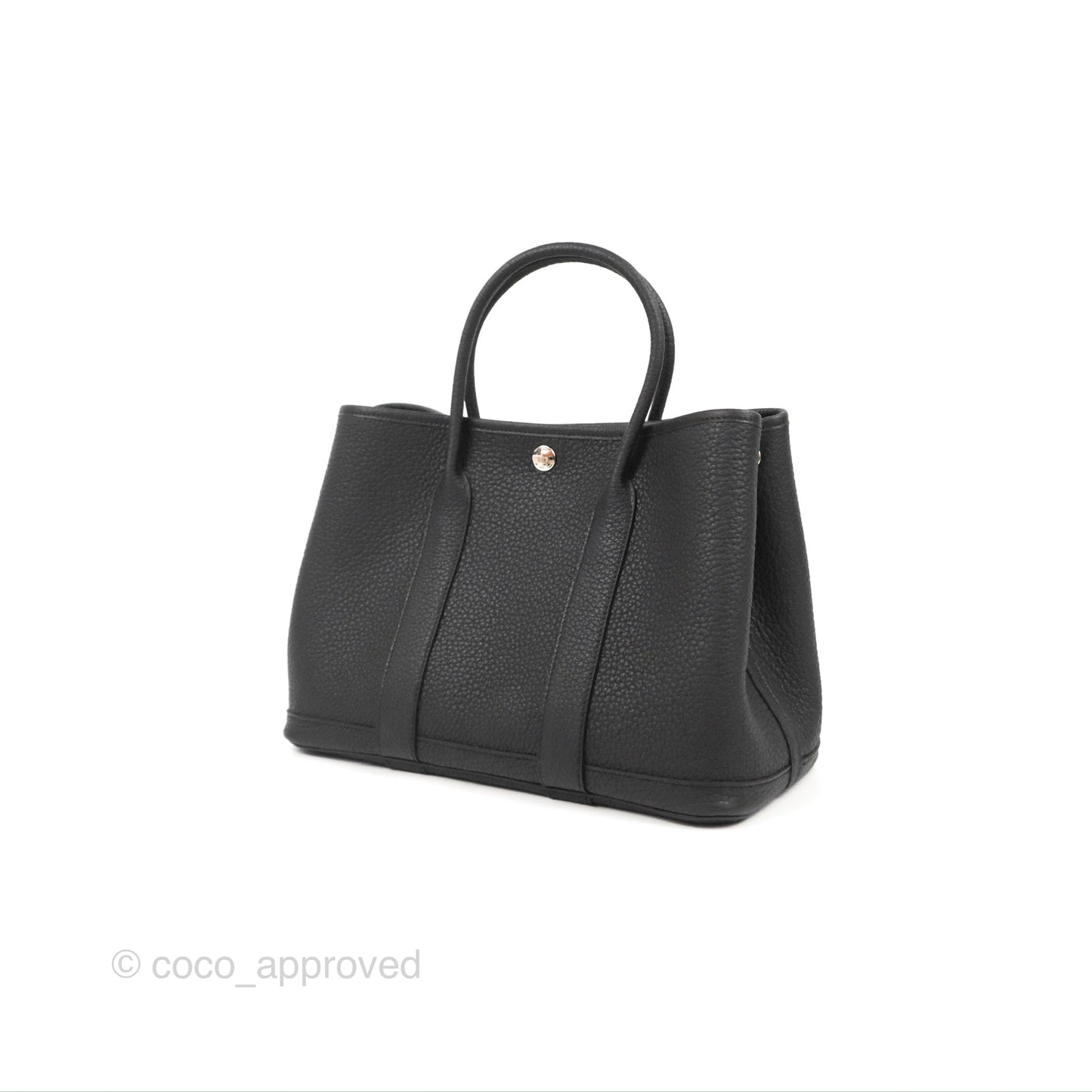 Hermes Garden Party 30 Black Negonda