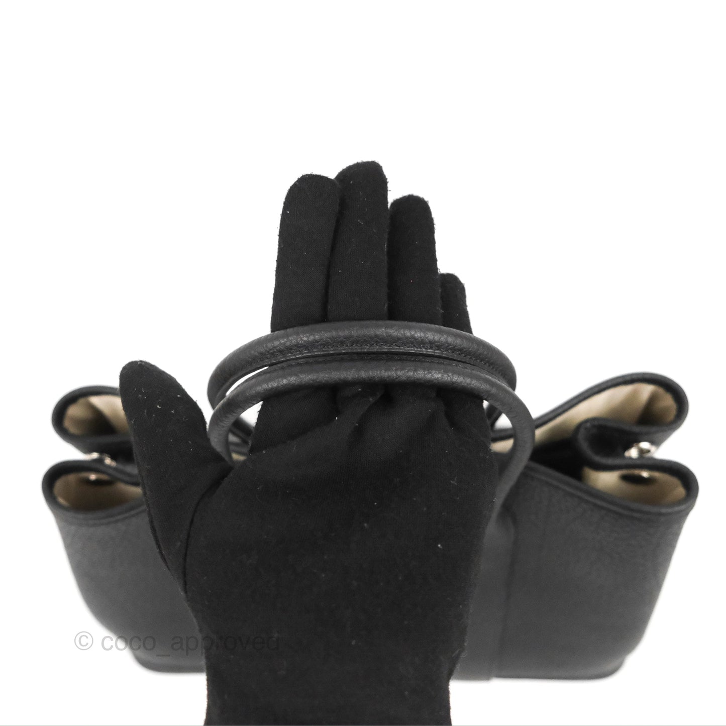 Hermes Garden Party 30 Black Negonda